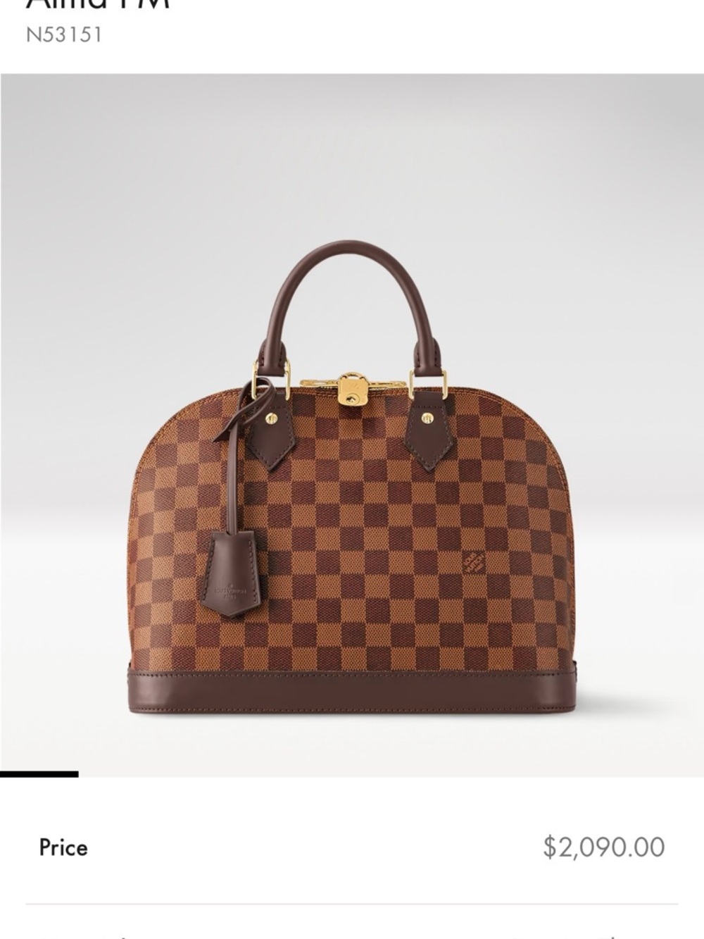 Authentic Louis Vuitton, Alma PM - Picture 12 of 12